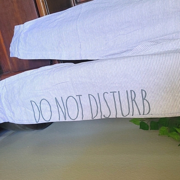 Rae Dunn "Do Not Disturb" Joggers Sz M - Picture 2 of 9